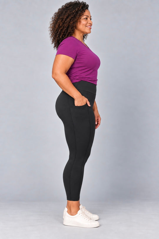 Cooling Bamboo High-Rise Pocket Leggings 25" Inseam