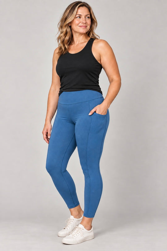 Cooling Bamboo High-Rise Pocket Leggings 25" Inseam