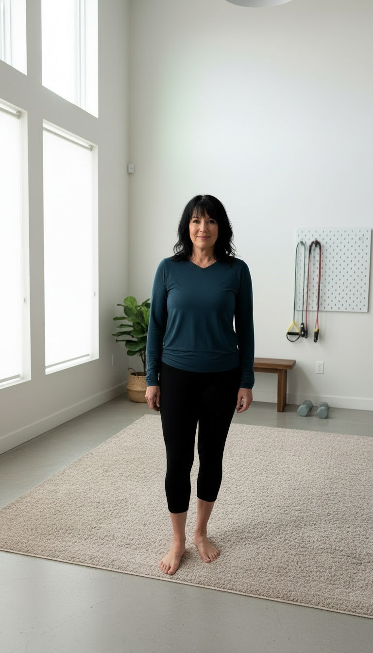 Bamboo Performance Long Sleeve w Thumbholes- Women&