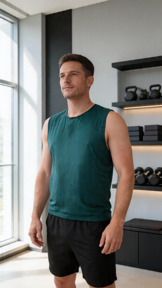 Bamboo Performance Sleeveless Tank - Men&